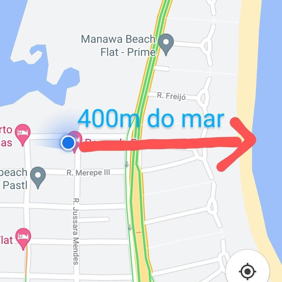 Studio A Completo 400M Da Praia Leilighet Pôrto das Galinhas Eksteriør bilde